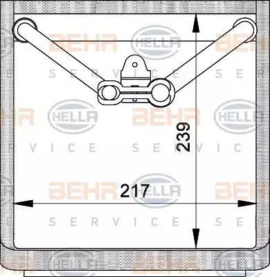 HELLA 8FV 351 210-341 - Höyrystin, ilmastointilaite inparts.fi