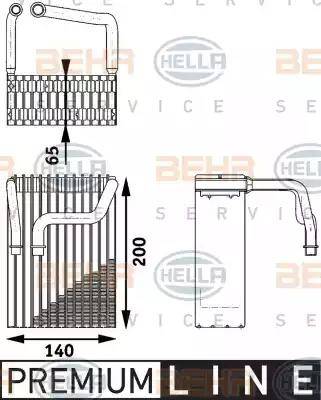 HELLA 8FV 351 211-361 - Höyrystin, ilmastointilaite inparts.fi