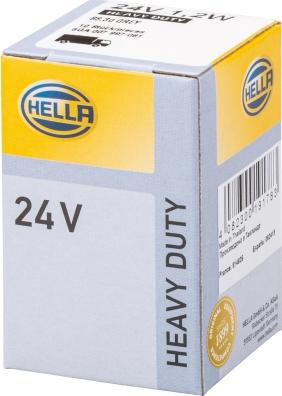 HELLA 8GA 007 997-061 - Polttimo, mittariston valo inparts.fi