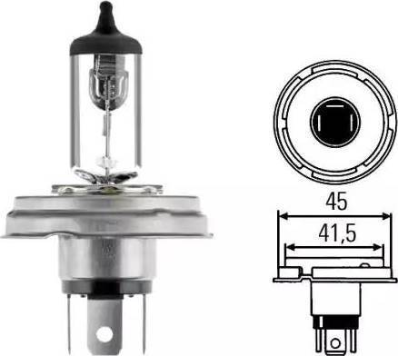 HELLA 8GD 002 088-143 - Polttimo, ajovalo inparts.fi