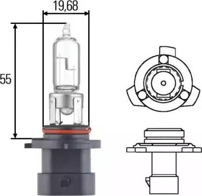 HELLA 8GH 005 635-161 - Polttimo, kaukovalo inparts.fi