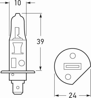 HELLA 8GH 002 089-152 - Polttimo, kaukovalo inparts.fi