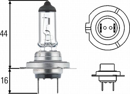 HELLA 8GH 007 157-481 - Polttimo, ajovalo inparts.fi