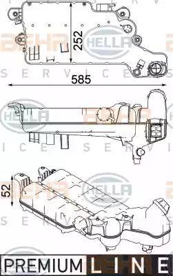 HELLA 8MA 376 750-611 - Nestesäiliö, jäähdytysneste inparts.fi