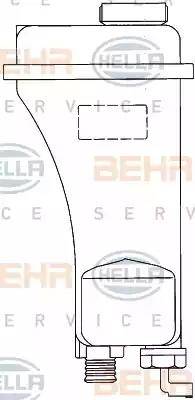 HELLA 8MA 376 705-411 - Nestesäiliö, jäähdytysneste inparts.fi