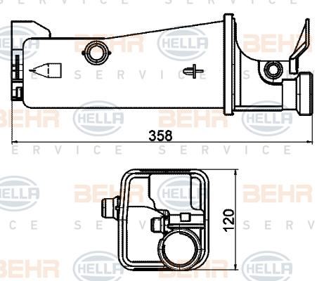 HELLA 8MA 376 702-174 - Nestesäiliö, jäähdytysneste inparts.fi