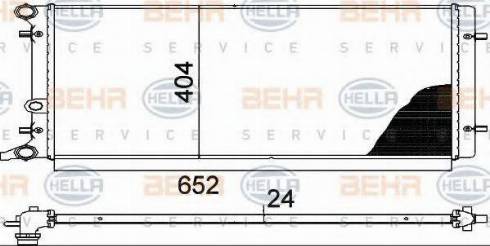 HELLA 8MK 376 713-784 - Jäähdytin,moottorin jäähdytys inparts.fi