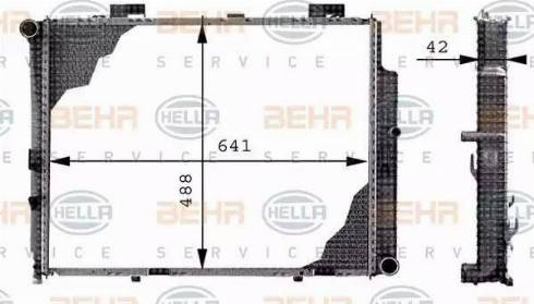 HELLA 8MK 376 712-644 - Jäähdytin,moottorin jäähdytys inparts.fi