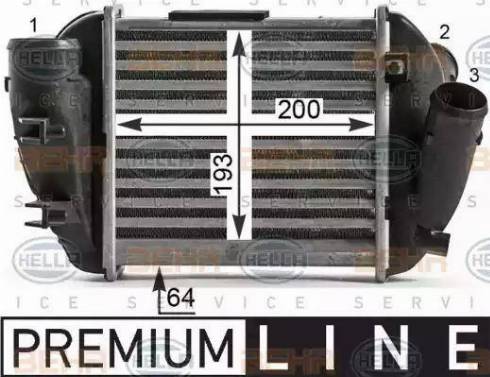 HELLA 8ML 376 900-361 - Välijäähdytin inparts.fi