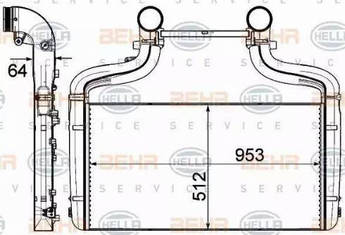 HELLA 8ML 376 907-341 - Välijäähdytin inparts.fi