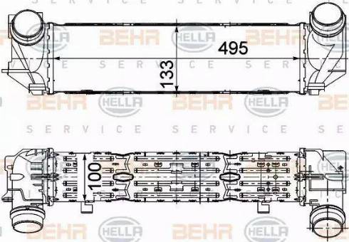 HELLA 8ML 376 911-454 - Välijäähdytin inparts.fi