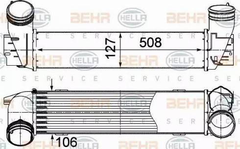 HELLA 8ML 376 988-084 - Välijäähdytin inparts.fi