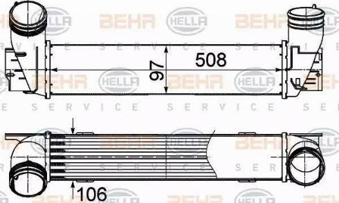 HELLA 8ML 376 988-074 - Välijäähdytin inparts.fi