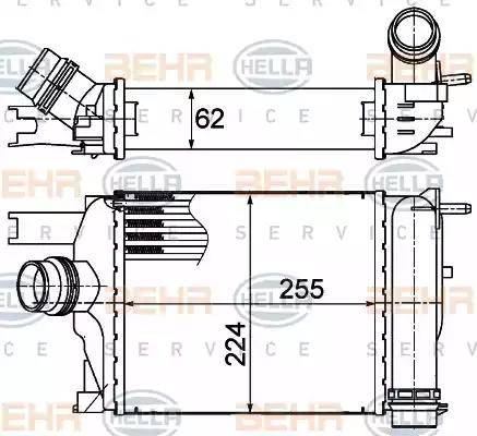 HELLA 8ML 376 988-154 - Välijäähdytin inparts.fi