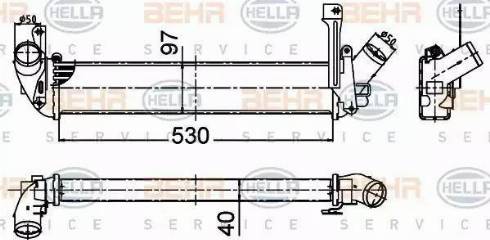 HELLA 8ML 376 988-314 - Välijäähdytin inparts.fi