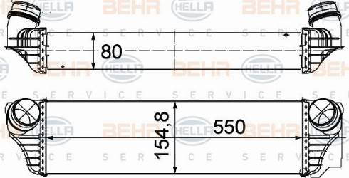 HELLA 8ML 376 746-404 - Välijäähdytin inparts.fi