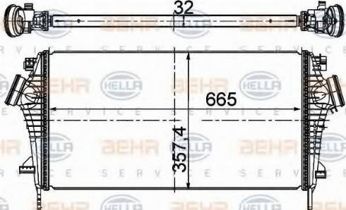 HELLA 8ML 376 746-484 - Välijäähdytin inparts.fi