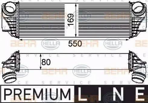 HELLA 8ML 376 746-421 - Välijäähdytin inparts.fi