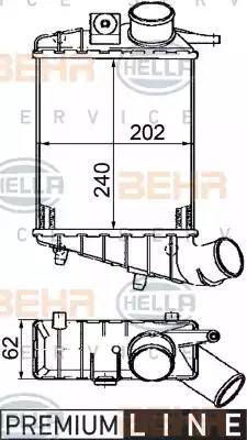 HELLA 8ML 376 746-541 - Välijäähdytin inparts.fi