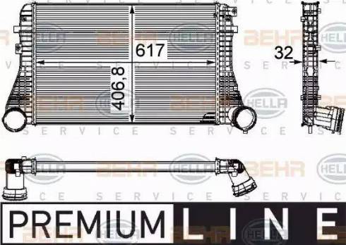 HELLA 8ML 376 746-061 - Välijäähdytin inparts.fi