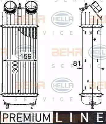 HELLA 8ML 376 746-221 - Välijäähdytin inparts.fi