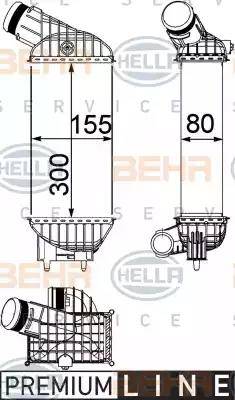 HELLA 8ML 376 746-791 - Välijäähdytin inparts.fi