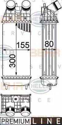 HELLA 8ML 376 746-771 - Välijäähdytin inparts.fi