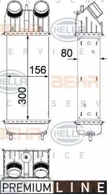 HELLA 8ML 376 756-401 - Välijäähdytin inparts.fi