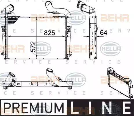 HELLA 8ML 376 756-181 - Välijäähdytin inparts.fi