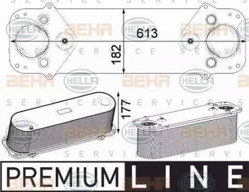 HELLA 8ML 376 750-501 - Välijäähdytin inparts.fi