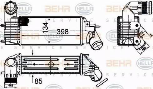 HELLA 8ML 376 700-744 - Välijäähdytin inparts.fi