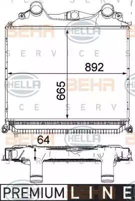 HELLA 8ML 376 724-361 - Välijäähdytin inparts.fi