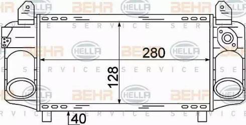 HELLA 8ML 376 723-421 - Välijäähdytin inparts.fi