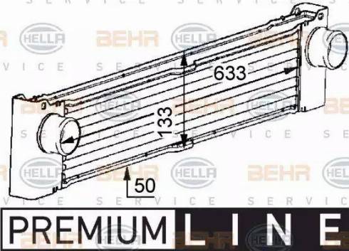 HELLA 8ML 376 723-521 - Välijäähdytin inparts.fi