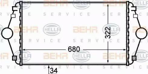 HELLA 8ML 376 727-641 - Välijäähdytin inparts.fi