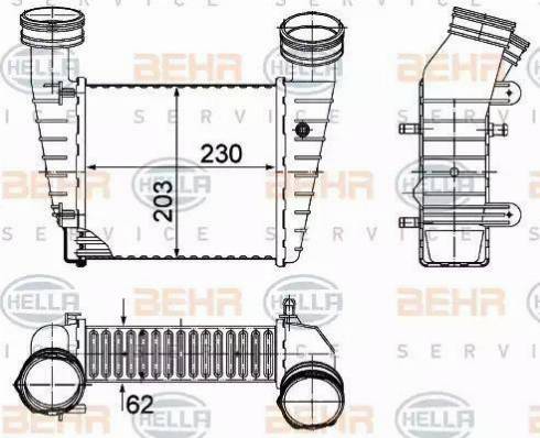 HELLA 8ML 376 776-634 - Välijäähdytin inparts.fi