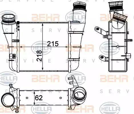 HELLA 8ML 376 776-081 - Välijäähdytin inparts.fi