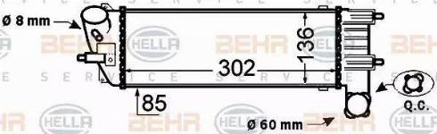 HELLA 8ML 376 776-231 - Välijäähdytin inparts.fi