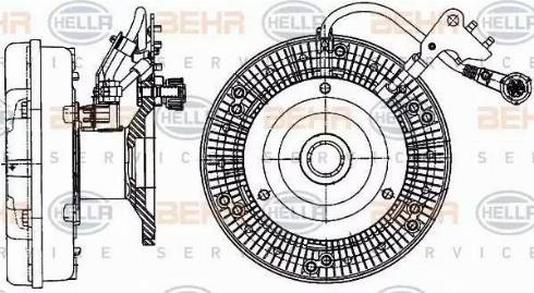 HELLA 8MV 376 906-711 - Kytkin, jäähdytystuuletin inparts.fi