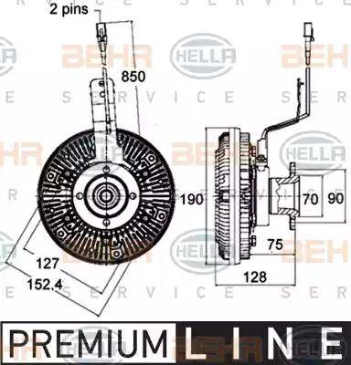 HELLA 8MV 376 758-471 - Kytkin, jäähdytystuuletin inparts.fi