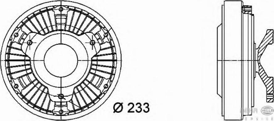 HELLA 8MV 376 728 401 - Kytkin, jäähdytystuuletin inparts.fi