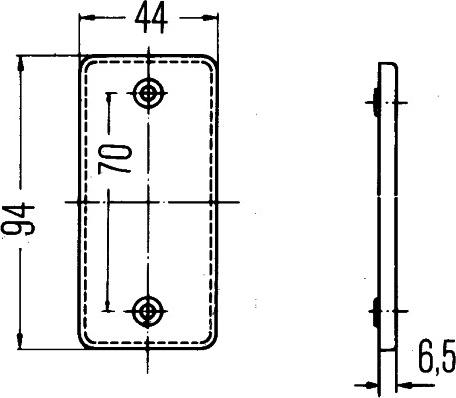 HELLA 8RA 003 326-011 - Heijastin inparts.fi