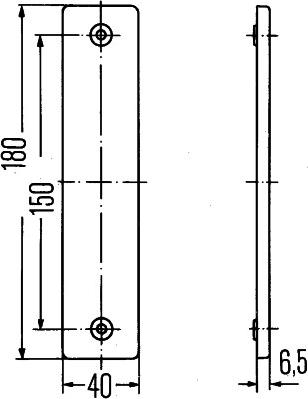 HELLA 8RA 002 023-001 - Heijastin inparts.fi