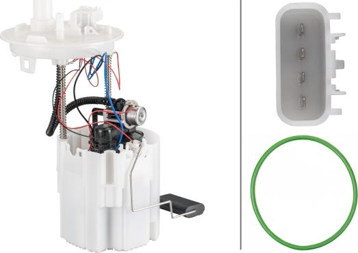 HELLA 8TF 358 106-991 - Polttoaineen syöttömoduuli inparts.fi