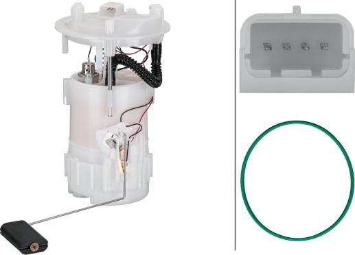 HELLA 8TF 358 106-851 - Polttoaineen syöttömoduuli inparts.fi