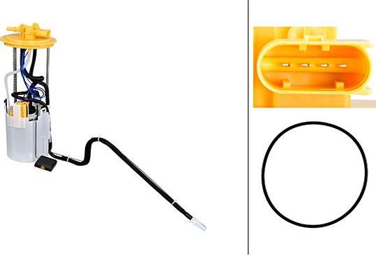 HELLA 8TF358 303-851 - Polttoaineen syöttömoduuli inparts.fi