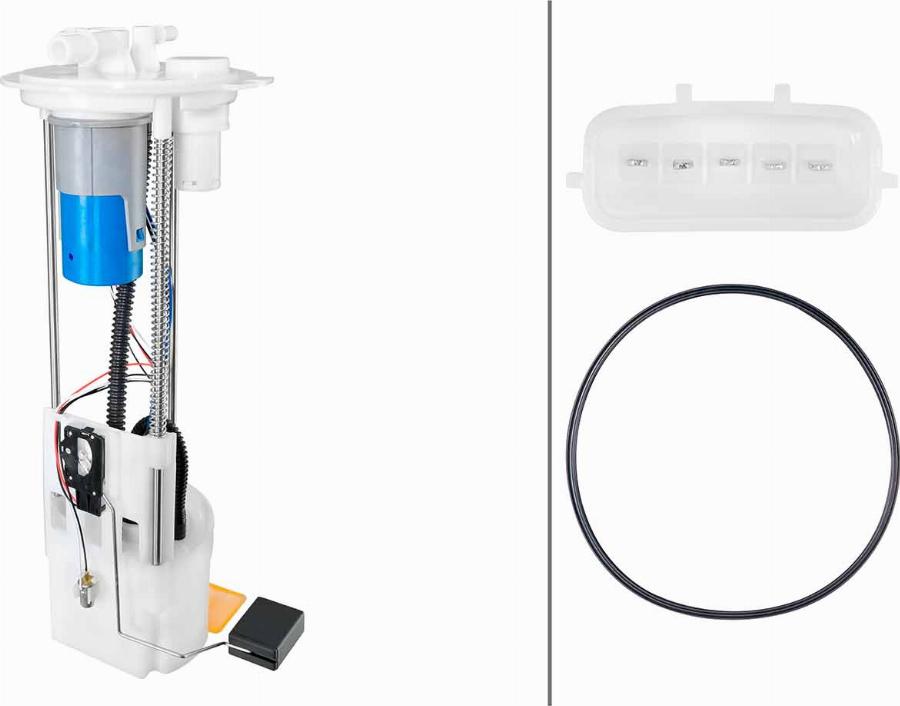 HELLA 8TF 358 312-051 - Polttoaineen syöttömoduuli inparts.fi