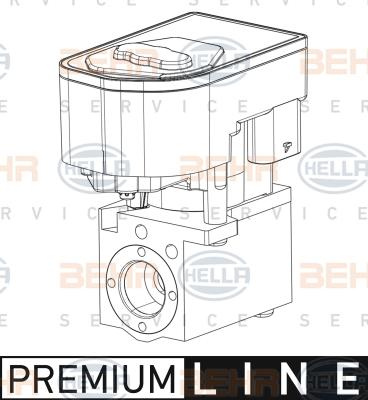 HELLA 8UW 351 008-371 - Magneettiventtiili, ilmastointilaite inparts.fi