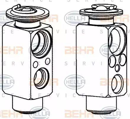 HELLA 8UW 351 336-251 - Paisuntaventtiili, ilmastointilaite inparts.fi