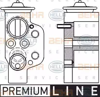 HELLA 8UW 351 239-621 - Paisuntaventtiili, ilmastointilaite inparts.fi